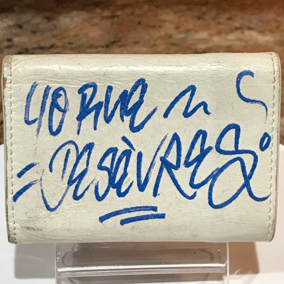 Balenciaga Leather Compact Wallet 😍🔥❤️💙 - Picture 12 of 17